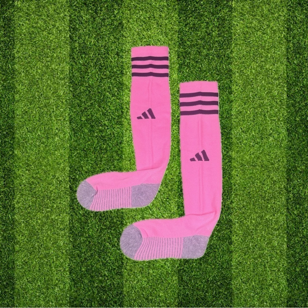 Adidas kids Pink soccer socks Inter Miami messi